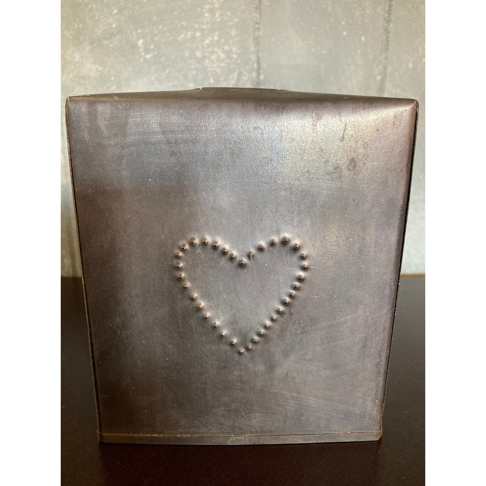 Punched tin tissue cover